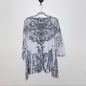 LIGHTWEIGHT Cardigan with Two Toned Design, Large